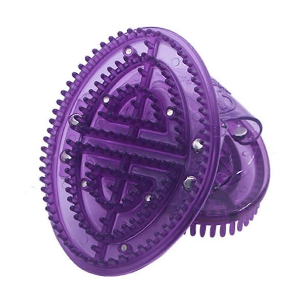 Mjuk Cellulit Kroppsmassage Borste Handske Anti Cellulit Bantning Avslappnande Skrubb [DB] Purple