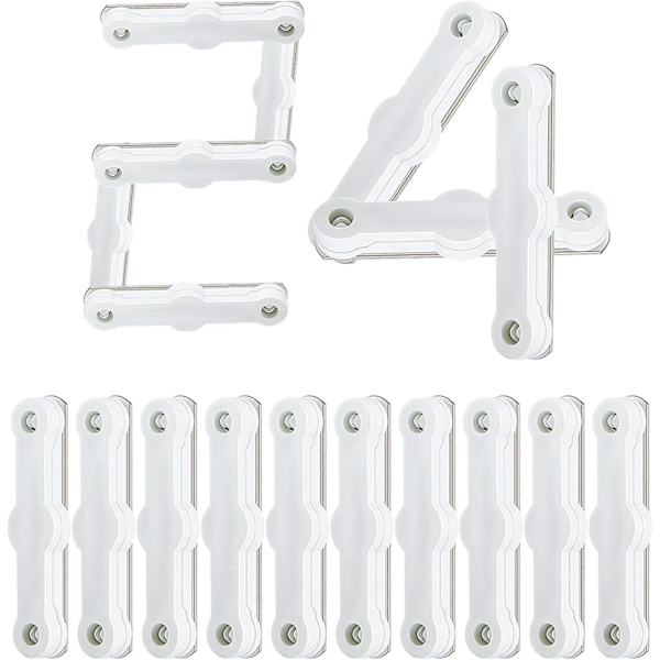 Db magneettinauha, 24 kpl magneettia itseliimautuva magneettinauhasarja DIY-kärpäsverkkoihin, verhoihin, oviverhoihin