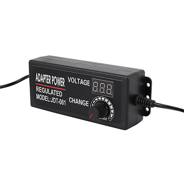 2x 9-24v 3a 72w AC/DC Adapter Skiftstrømsforsyning Reguleret Strømadapter Display EU Stik Høj Q {DB}