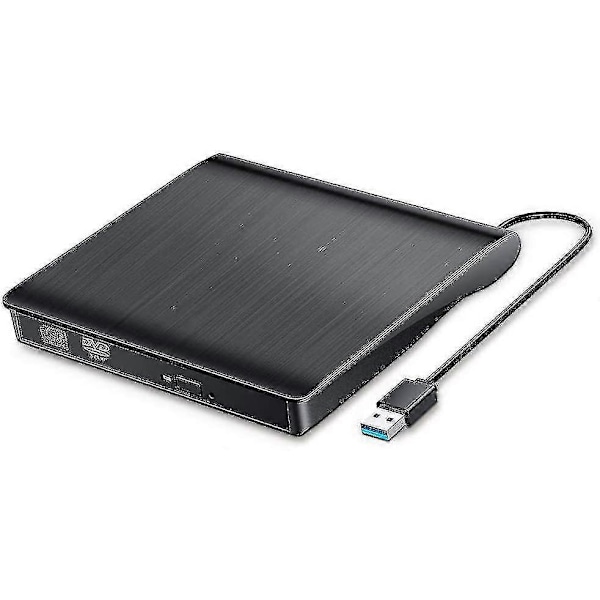 Ulkoinen CD- ja DVD-asema, Ulkoinen CD- ja DVD-asema USB 3.0, Uudelleenkirjoittaja Lukija Kirjoittaja Polttaja, Kannettava CD+/-rw CD-rom DVD-rom Optinen db