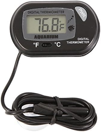 LCD Digitalt Akvarie Termometer, 3-pakning, Svart