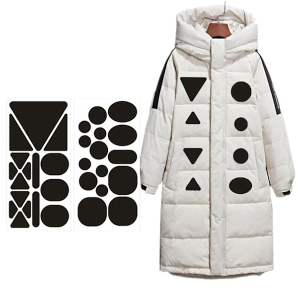 Down For Jacket Patch Selvklebende Reparasjonslapper Vanntette Vaskbare {DB}