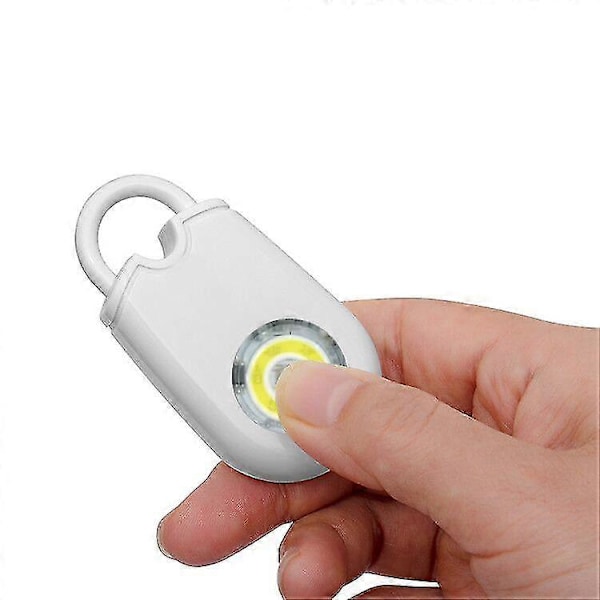 Hot sælgende anti-ulve alarm LED-lys, kvindelig anti-ulve nødudstyr, udendørs bjergbestigning personlig alarm [Db] Pink