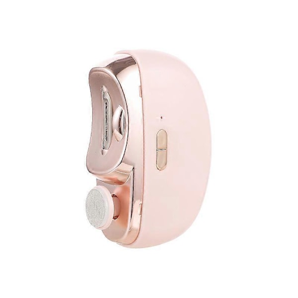 2-in-1 automaattinen sähköinen kynsileikkuri ja -trimmeri valolla lapsille ja aikuisille [Db] Pink