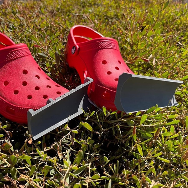 100% Ny, Snöplog Charm Fäste för Crocs Främre Tillbehör db Gray