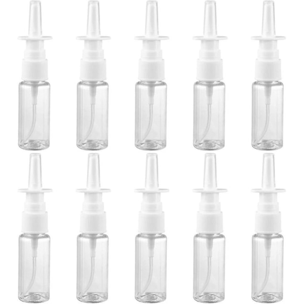 5 ml nesesprayflaske nesepumpesprøyte etterfyllbar reisestørrelse (5 ml, 20 stk) (a-1b) DB 20ML