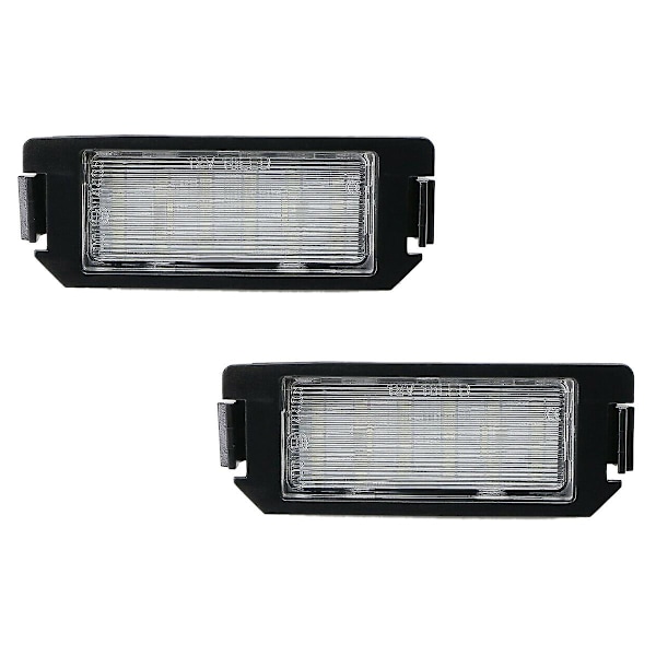 Hvid 18-LED Nummerpladelys Til Hyundai Veloster Genesis 2d Kia S db Black  white