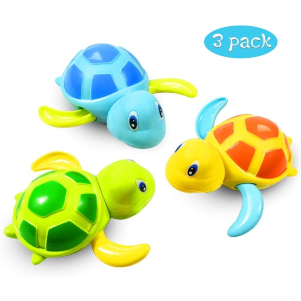 Baby Shower Legetøj Clockwork Turtle til småbørn, Clockwork Vandlegetøj Svømmeskildpadde Flydende legetøj til badeværelset