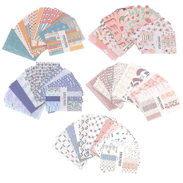 5 st. Scrapbook-papperspaket, delikat scrapbook-papper, premium scrapbook-papper[DB]
