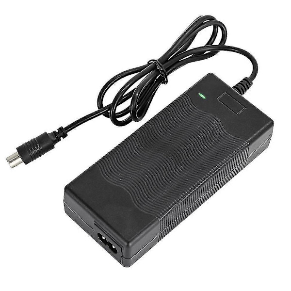 42V 1.5-2A Elektrisk Sparkesykkel Lader Litium Batterilader for M365 Elektrisk Sparkesykkel Tilbehør (EU Plugg) [db] Black