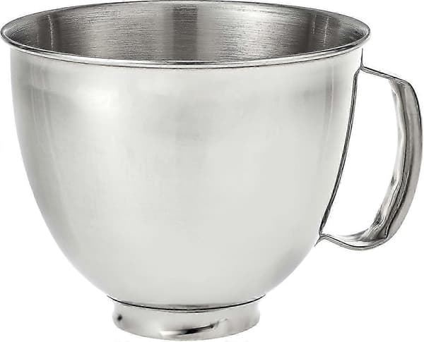 Polert Skål i Rustfritt Stål, 3,5 Quart Kapasitet, Med Håndtaksdesign [DB]