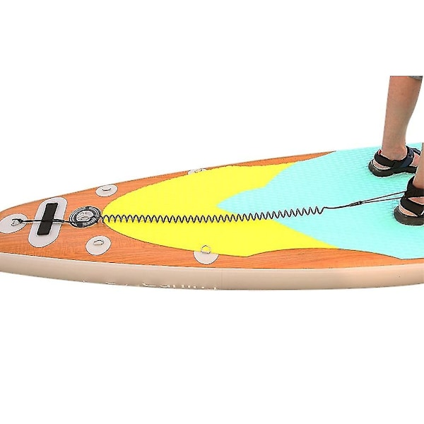 Windsurfing Surfbræt Paddle Board Leash Surfing Coiled Ankel Fod Ben Reb [DB] Orange