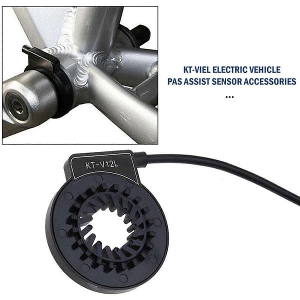 Elektrisk cykel PAS sensor KT-V12L 6 magneter pedalassistent sensor elcykeldele [DB] WP-90CM