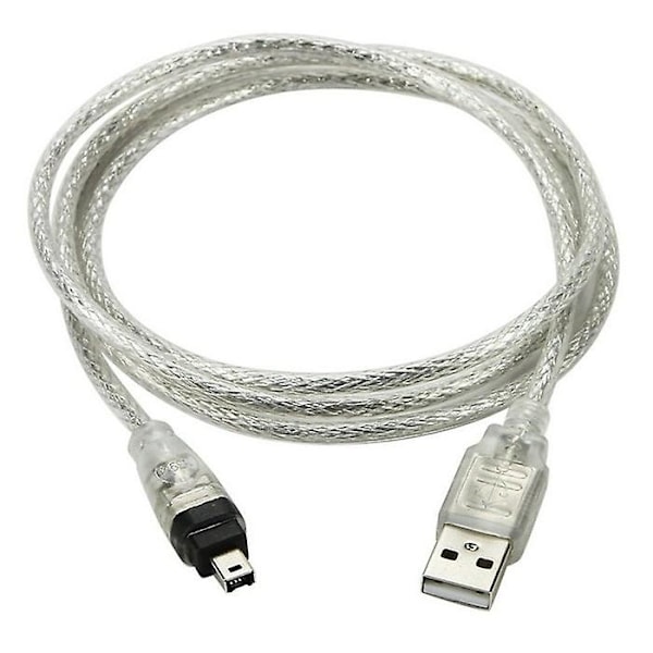 USB-uros - Firewire IEEE 1394 4-nastainen uros iLink -sovitinjohto SONY DCR-TRV75E DV:lle (FW-037) {DB}