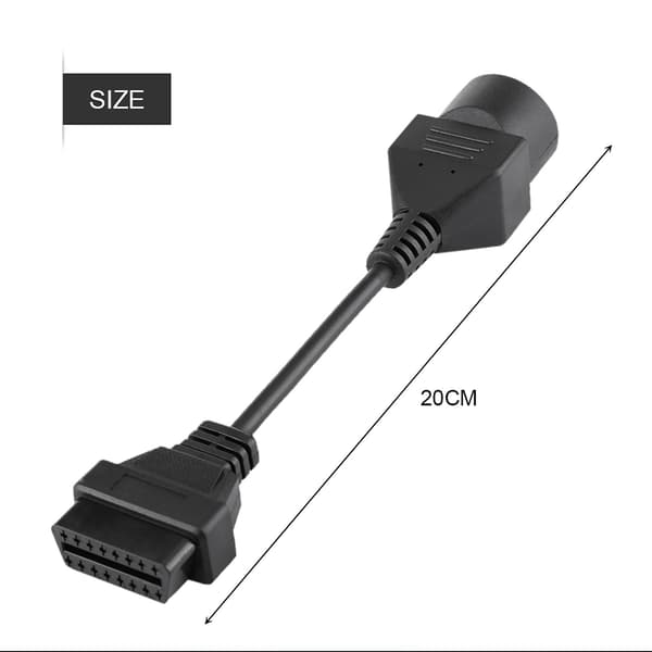 Mazda OBD2 Diagnostisk Scanner Kabel 17 Pin til 16 Pin Adapter Stik db