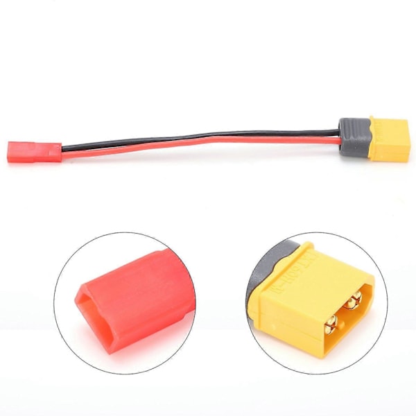 XT60 Hann til JST Hunn Pluggkabel for B6 LiPo Batteri [DB]