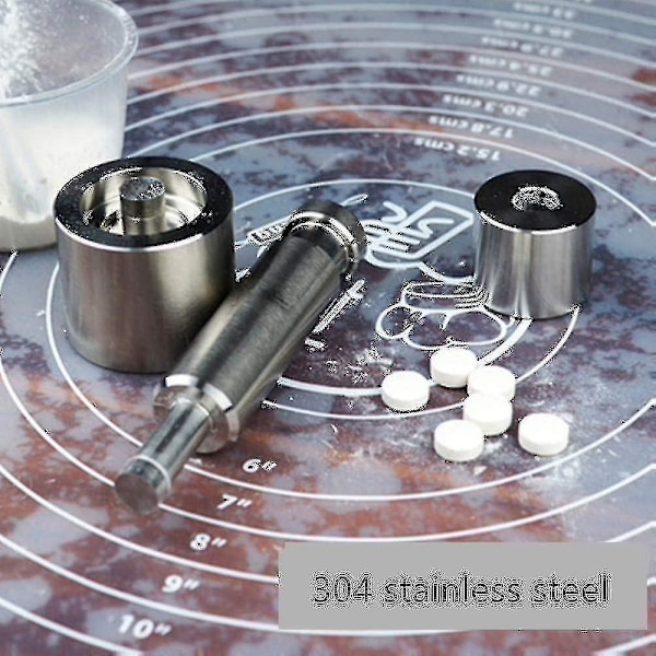 Manuell tablettpressmaskin, pillerpressmaskin, pillerframställningsverktyg, sockerbitstillverkningsenhet för hemmet, 6mm-10mm- [DB]