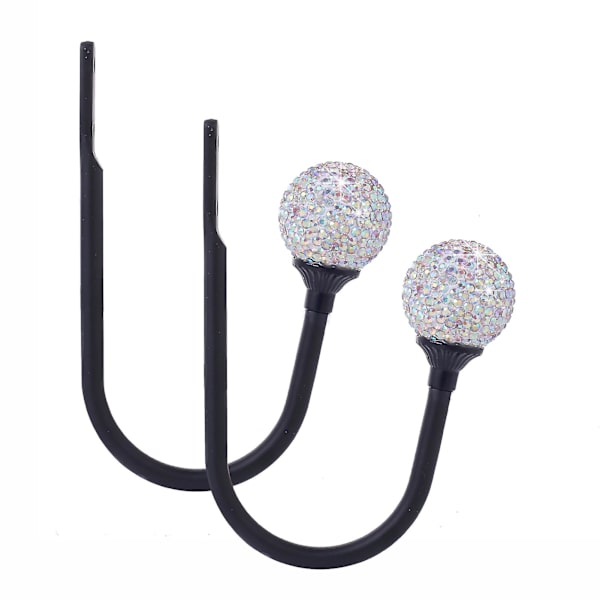 1 Pari Monitoiminen Strass Pallo Bling Silmukka Pidike Koti Verho Pidike Verho Pidike Multicolor