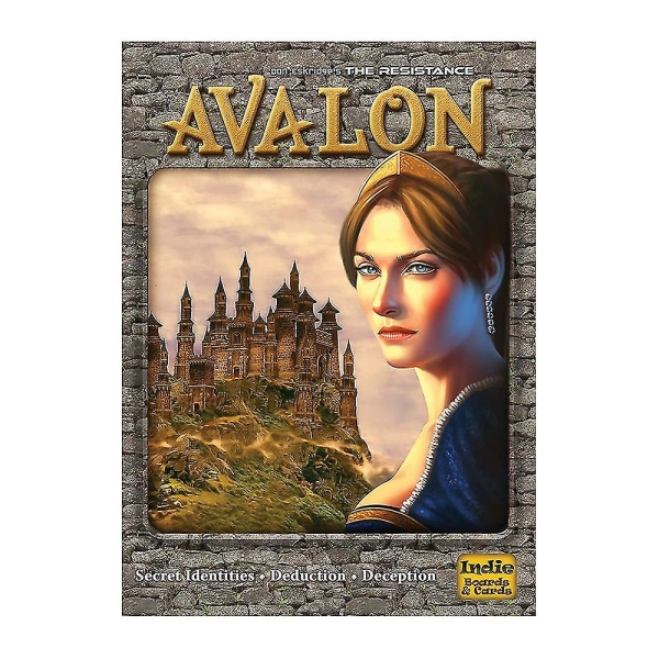 The Resistance Avalon-kortspil Indie-bræt- og kort Socialt fradrag Feststrategikort Spillebrætspil [DB]