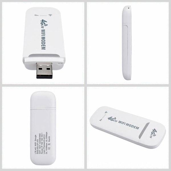4g ulåst Usb-modem Mobil trådløs router Wifi Hotspot Sim-kortslot [DB]