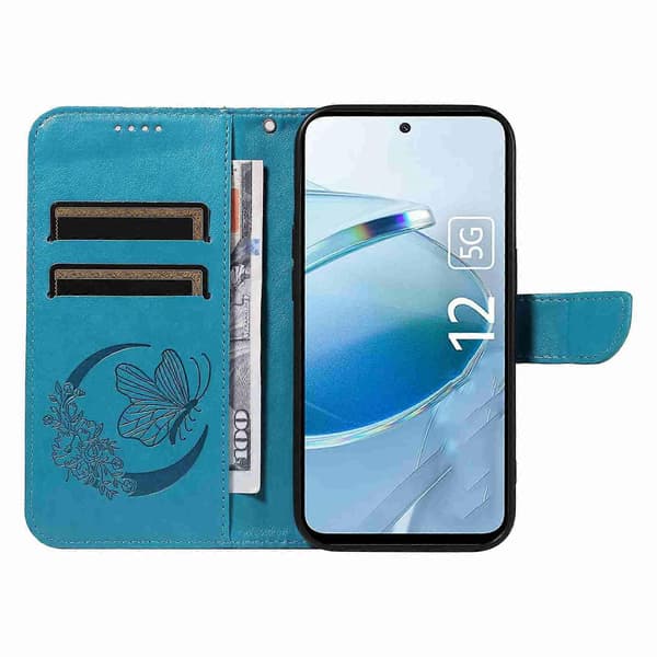 Nahkakotelo Xiaomi Redmi 12 5G / 4G / Note 12R [DB] Blue