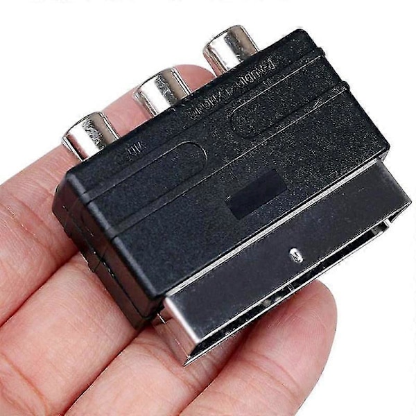 Scart til 3rca av adapter ut type kostehode til lotus hode scart signal til rca inn signal [Db]