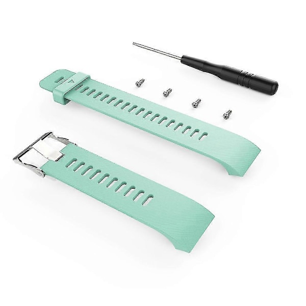 Til Garmin Forerunner 30 / 35 Silikone Urrem [db] Mint Green