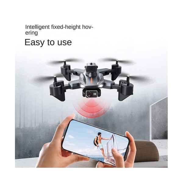 8k HD-dobbelt kamera Drone-fjernkontroll Flyleker med automatisk hindringsunngåelsesfunksjon for