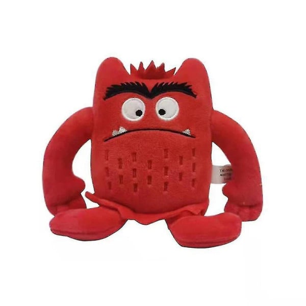 6 stk./sæt Farve Monster Plys Legetøj Peluche Baby Appease Coulor Følelser Plys Plys Legetøj Til Børn Børn Fødselsdag Julegaver-e [DB] Blue