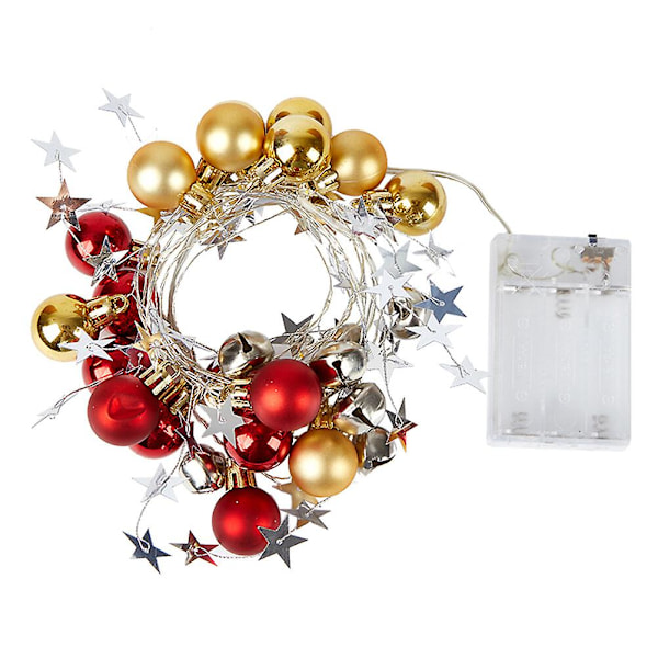 1 stk Spesial Juleklokke Lysstreng Julehengende Lampe Xmas Anheng DB As Shown 200X3CM