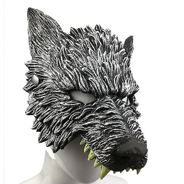 Karneval/Påsk Cosplay Latex Vargmask Djurstil