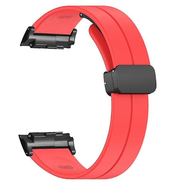 Til Huawei Watch D Rem Udskiftning Blød Silikone Urrem med Magnetisk Foldespænde [db] Multicolor Style F