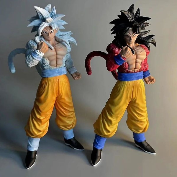 30cm Anime Dragon Ball Son Goku Ssj4 Figur Super Saiyan 4 Goku Figurine Pvc Action Figures Modell Leksak För Barn Presenter Födelsedagspresent Db No box1