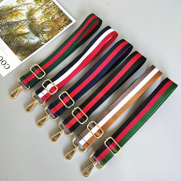 Purse Strap Replacement Crossbody Handbag Shoulder Stripe Replacement Belt DB Black