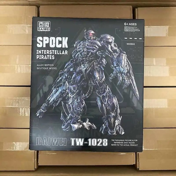 Baiwei Tw-1028 Shockwave Film Studio Series Transformasjon Tw1028 Ko Ss56 Actionfigur Robot Samling Deformasjon Leker Gaver Db with box TW1028 Shockwave
