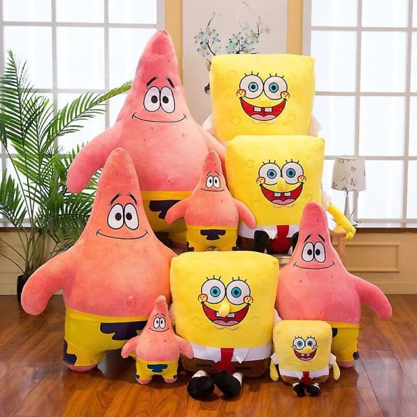 Spongebob Squarepants Patrick Star Plysch Leksak Mjuk Cartoon Djurdocka För Barn Animation Dockor Barn Födelsedagspresent Heminredning [DB] B 70cm