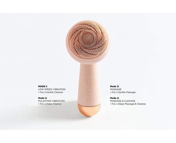 Flawless Cleanse silikon ansiktsrens og eksfoliator, 1 enhet