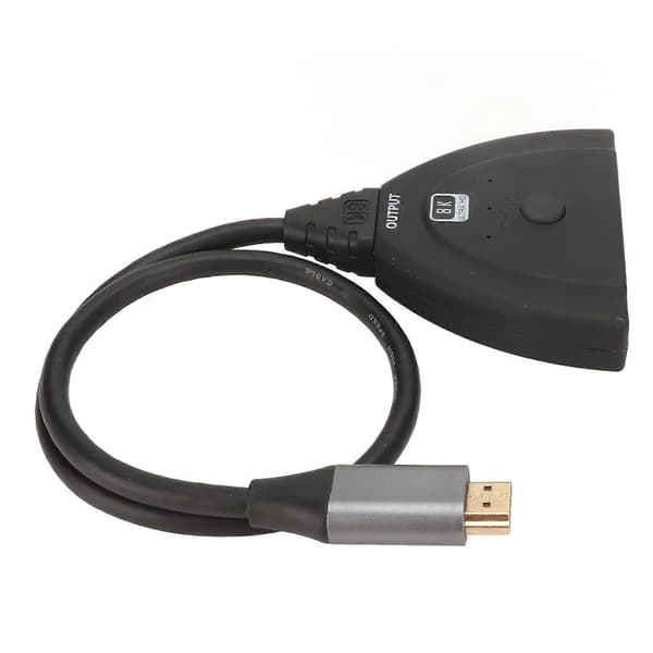 8K HD Multimedia Interface-switch 3 i 1 ud 60Hz HDR 10 HDCP 2.3 HDMI 2.1 Splitter til spil [db]