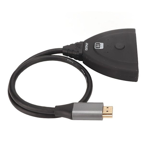 8K HD Multimedia Interface-växel 3 i 1 ut 60Hz HDR 10 HDCP 2.3 HDMI 2.1 Splitter för spel [db]
