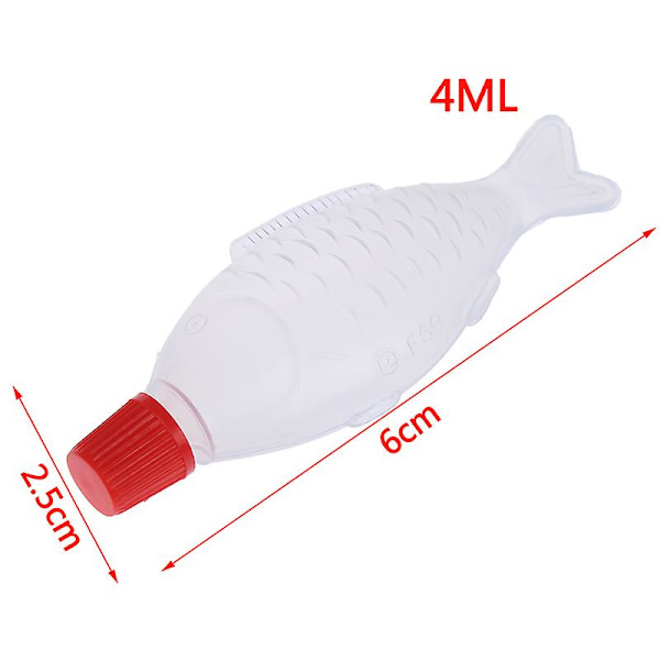 10 stk. 4 ml fiskesauceflaske sushiværktøj krydderimustard dispenser saucekande Hfmqv Db One Size