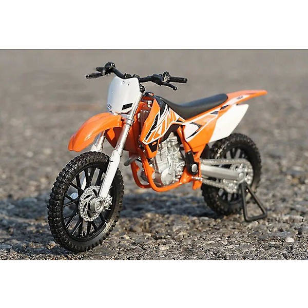 Welly 1:18 Ktm 450 Sx-f Legering Motorcykel Model Diecast Metal Legetøjsmotorcykel Model Høj Simulationssamling Børn Legetøj Gave Db With foam box