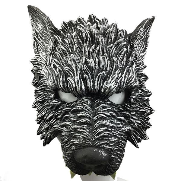 Karneval/Påsk Cosplay Latex Vargmask Djurstil