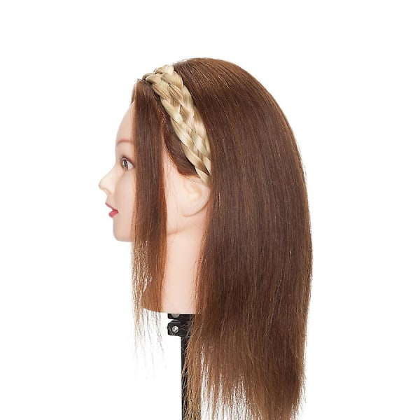 Tjockt Flätat Elastiskt Hårband Håraccessoar För Kvinna [db] ashblonde&bleachblonde