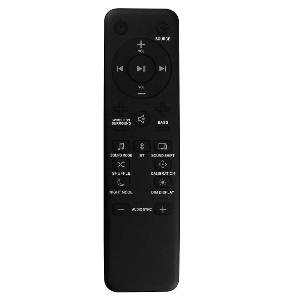 Replace Remote Control For Bar/2.1/3.1/5.1 Bar 2.1 Sound Bar, Bar 3.1 Sound Bar, Bar 5.1 Sound Bar [DB]