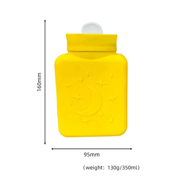 Silicone Hot Water Bottle Bag Hot & Cold Therapies Pain, Warm Hands, Soft Environmen Silicone Mater