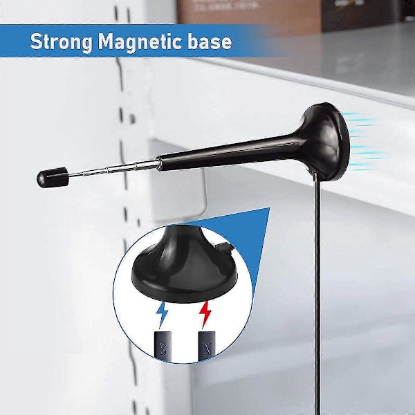 DAB Radio Antenne HiFi System Innendørs 3M FM Radioantenne for Tuner Stereo Hjem [DB]