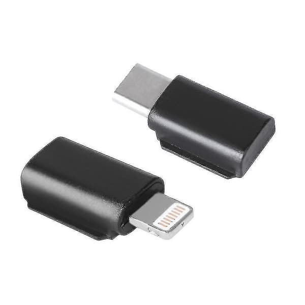 Smartphone Adapter Til Dji Pocket 2 Osmo Pocket Ios Lightning Micro Usb-c Android Positiv Standard Omvendt Data Gimbal Dele [db] Black