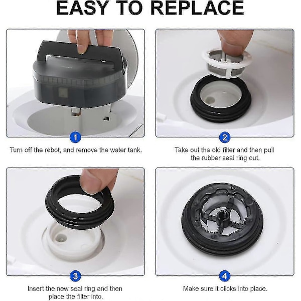 Reservevandtankfilter Kompatibel med Irobot Braava Jet M6 (6110) (6012) (6112) (6113) db