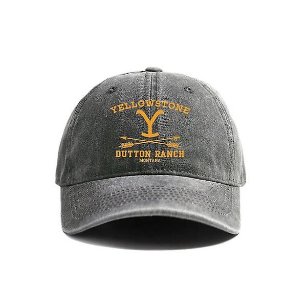 Yellowstone National Park Baseball Caps Distressed Hats Cap Mænd Kvinder Retro Udendørs Sommer Justerbar Yellowstone Hats Mz-294 [DB] As picture7 Adjustable