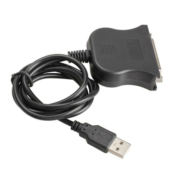USB Hann til DB25 Hunn Port Skriver Parallell Konverteringskabel 25Pin Adapterledning [DB]